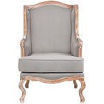 Кресло из массива бука светло-серое Solid Luxury варинант исполнения - 1 | Loft Concept в Омске