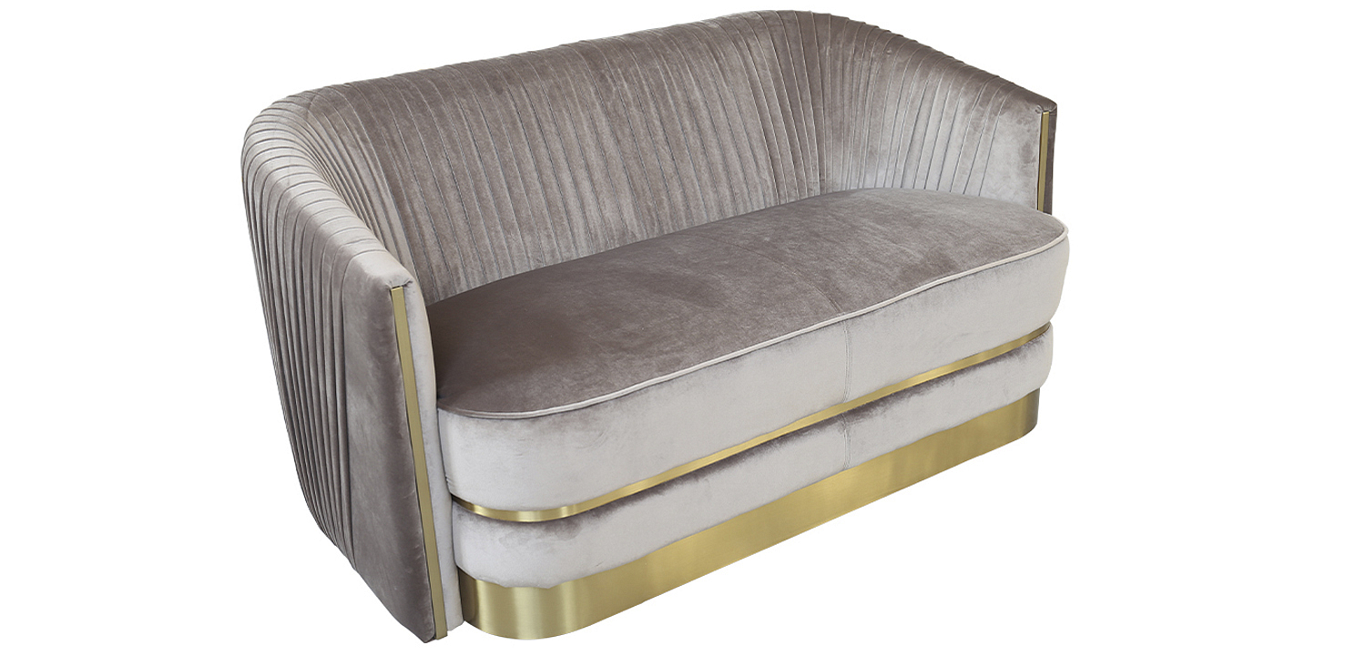 Диван двухместный велюр Bolger sofa Диван двухместный велюр Bolger sofa - Loft-Concept в Омске