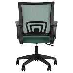 Офисное кресло с основанием из черного пластика Desk chairs Green варинант исполнения - 4 | Loft Concept в Омске