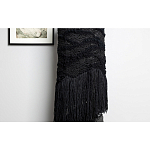 Напольная лампа черная с текстильными элементами "ЯРВИ" варинант исполнения - 4 | Loft Concept в Омске