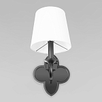 Бра с белым текстильным абажуром и фигурным основанием с зеркальной вставкой Vitorino варинант исполнения - 10 | Loft Concept в Омске