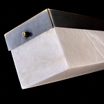 Подвесной светильник линейный из натурального камня Perfection of Geometry варинант исполнения - 7 | Loft Concept в Омске