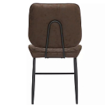 Стул с темно-коричневой обивкой из экокожи Benderson варинант исполнения - 4 | Loft Concept в Омске
