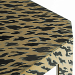Дизайнерский кофейный стол с рисунком леопард Neytiri Beige Leopard варинант исполнения - 2 | Loft Concept в Омске