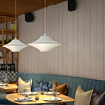 Подвесной вязаный белый светильник «Звезда Востока 01» варинант исполнения - 2 | Loft Concept в Омске