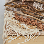 Большая Абстрактное Панно из веток и нитей Dryad Wall Art варинант исполнения - 3 | Loft Concept в Омске