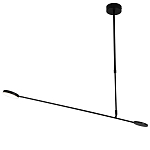 Потолочный светильник светодиодный черный металл Bendik  варинант исполнения - 1 | Loft Concept в Омске