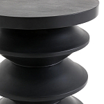 Фигурный приставной столик черного цвета AMORPHOUS варинант исполнения - 2 | Loft Concept в Омске