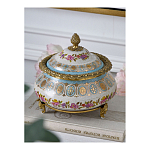 Шкатулка фарфоровая с цветочной росписью Eden Garden варинант исполнения - 5 | Loft Concept в Омске