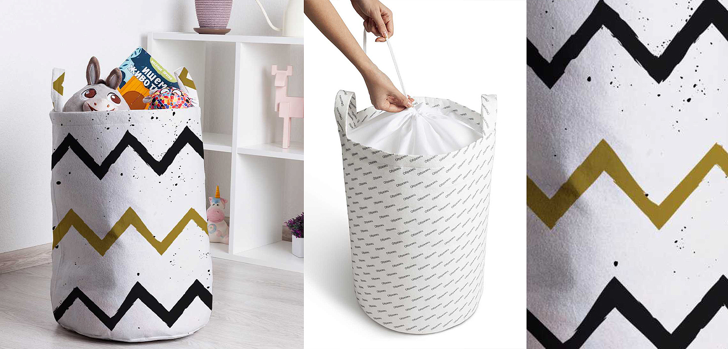 Корзина Chevron Basket Корзина Chevron Basket - Loft-Concept в Омске