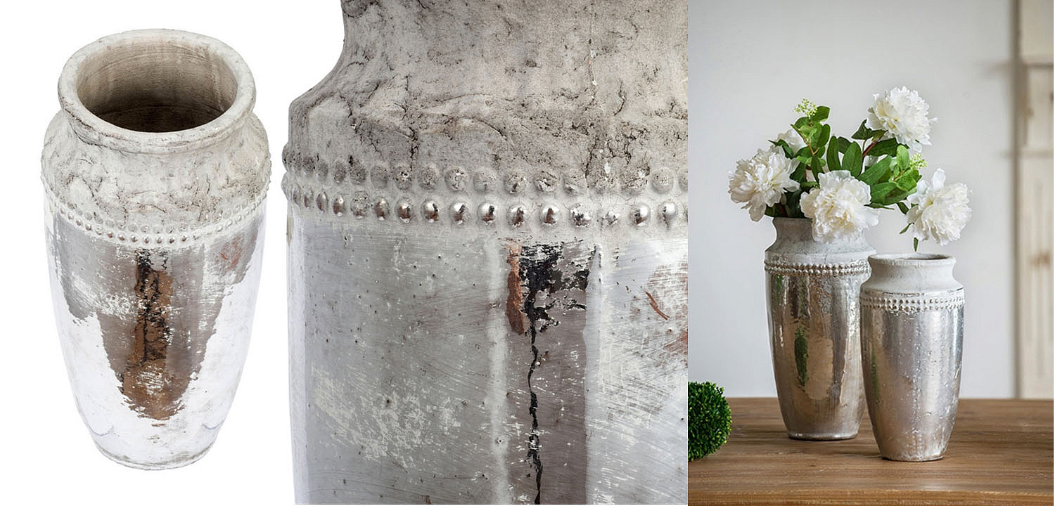 Ваза Vase Argenta silver 33 Ваза Vase Argenta silver 33 - Loft-Concept в Омске