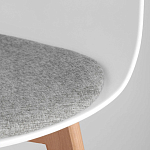 Стул из пластика с мягким сиденьем Eames варинант исполнения - 8 | Loft Concept в Омске