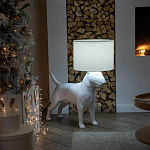 Лампа COLLECTION OF DOGS с абажуром Бультерьер варинант исполнения - 5 | Loft Concept в Омске