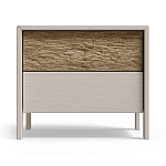 Тумба 2 ящика с подсветкой на рельефном фасаде Warm Industrial варинант исполнения - 6 | Loft Concept в Омске