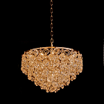 Люстра каскадная с подвесками в форме колец Galaxy of Light варинант исполнения - 2 | Loft Concept в Омске