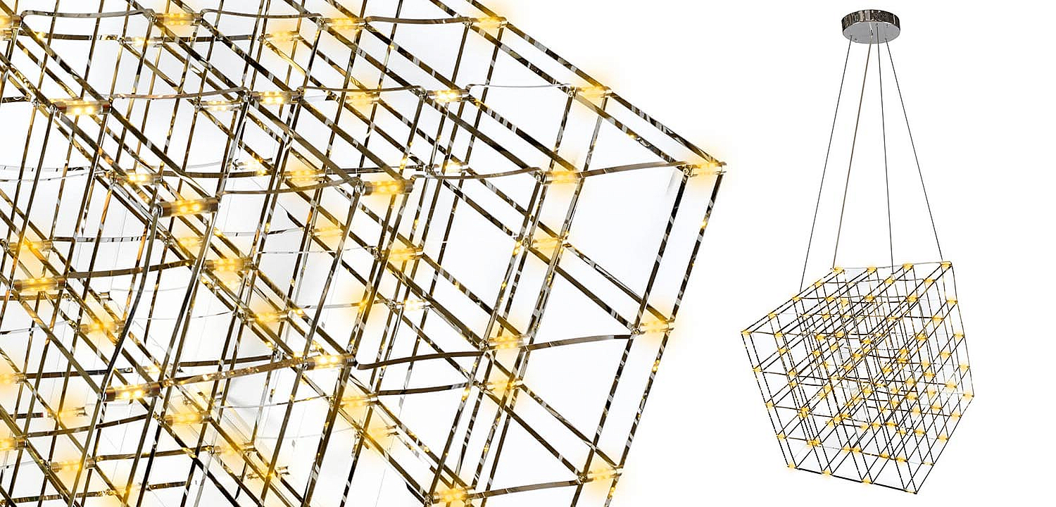 Люстра Moooi Tesseract Yellow lamp L Люстра Moooi Tesseract Yellow lamp L - Loft-Concept в Омске