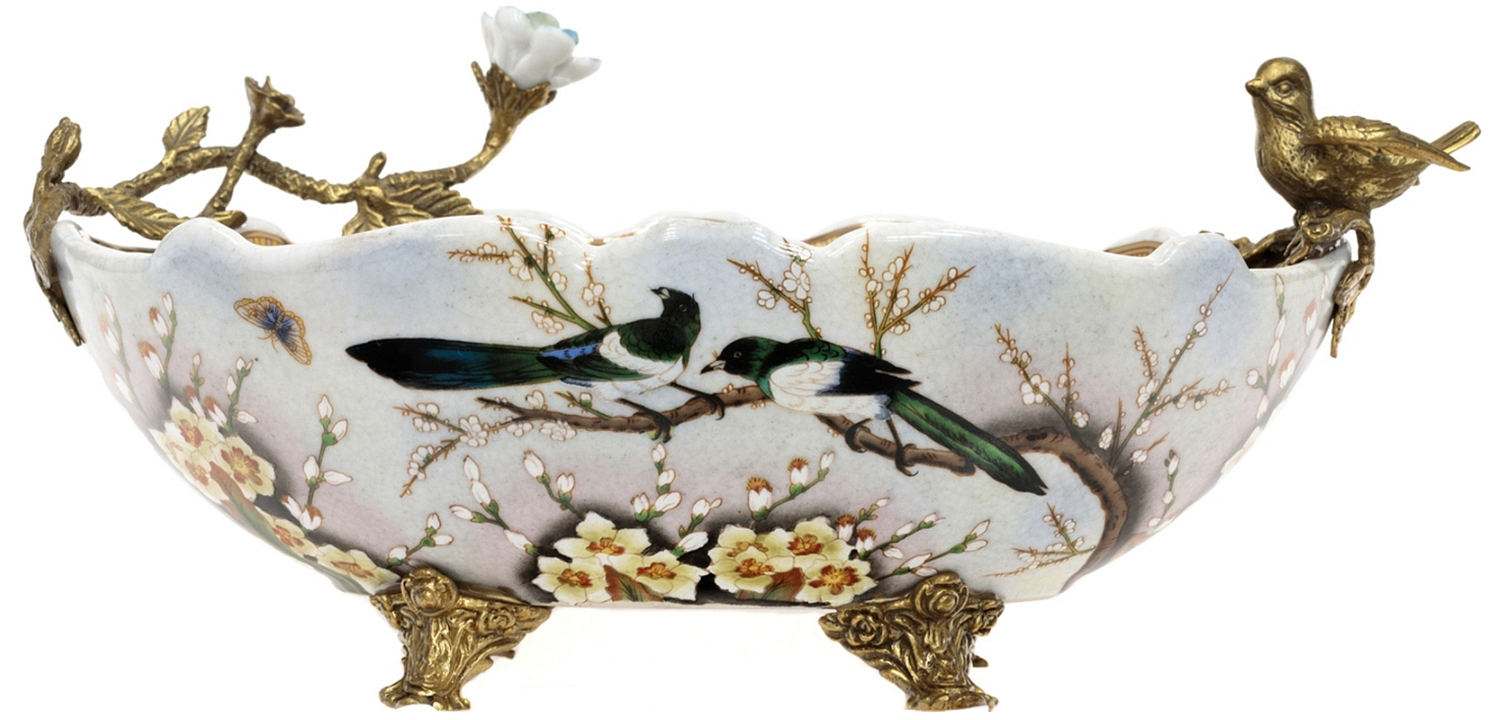 Блюдо Magpies on Cherry Blossoms Блюдо Magpies on Cherry Blossoms - Loft-Concept в Омске