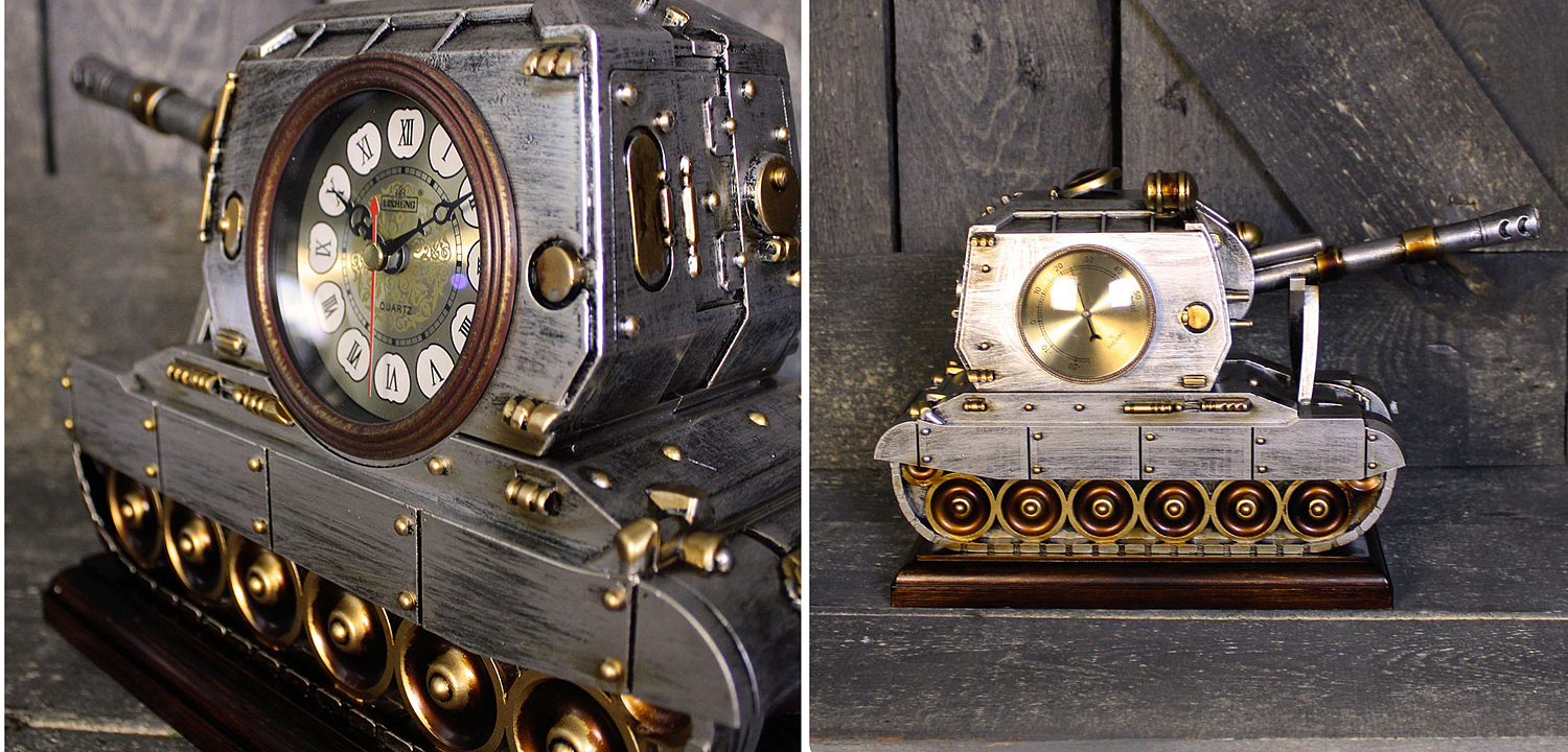 Часы Tank Clock Часы Tank Clock - Loft-Concept в Омске