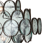 Люстра с каскадом из круглых стеклянных дисков Small Round Sequins варинант исполнения - 1 | Loft Concept в Омске