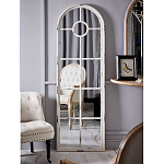 Зеркало-окно с арочным силуэтом в венецианском стиле Venetian White Mirror варинант исполнения - 4 | Loft Concept в Омске