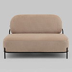 Диван Стоун велюр рельефный бежевый варинант исполнения - 5 | Loft Concept в Омске