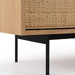 ТВ-тумба с плетеным декором Buckley Wicker TV Stand варинант исполнения - 6 | Loft Concept в Омске