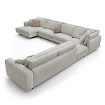 Современная модульная система мягкой мебели Zartаrn 6-ти местный угловой диван варинант исполнения - 2 | Loft Concept в Омске