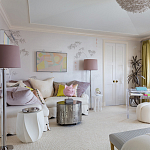 Обои ручная роспись Bamboo Special Colourway on Natural Mica metallic silk варинант исполнения - 2 | Loft Concept в Омске