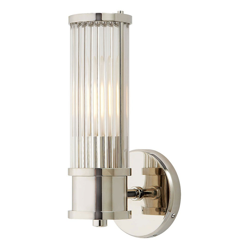 Ralph Lauren Бра Allen Single Sconce Хром Прозрачный (Transparent) Ralph Lauren Бра Allen Single Sconce Хром Прозрачный (Transparent) в Омске | Loft Concept