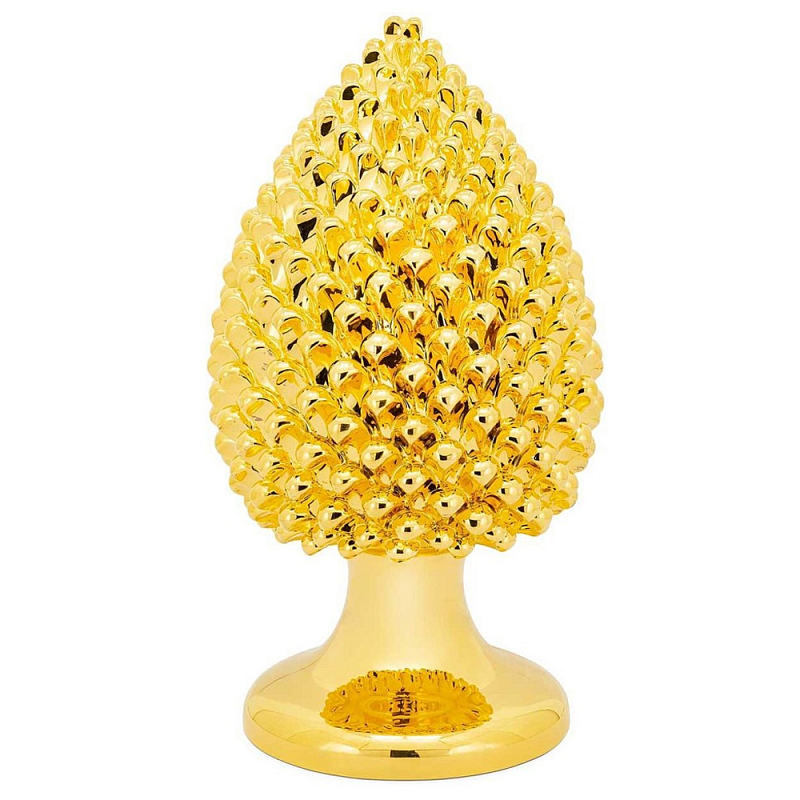 Статуэтка Pine Cone Real Gold Золотой Статуэтка Pine Cone Real Gold Золотой в Омске | Loft Concept