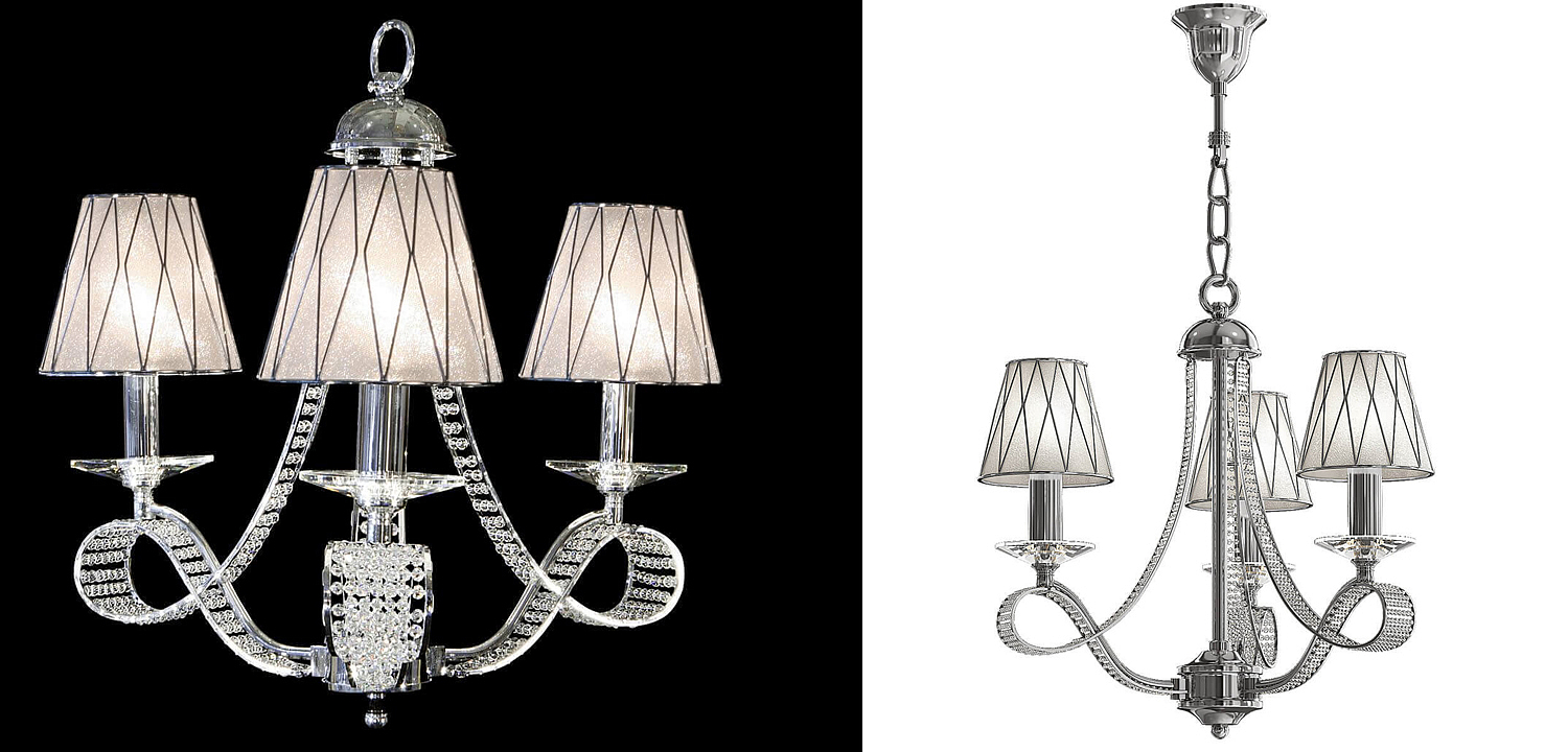 Люстра Franseza Chandelier chrome 52 Люстра Franseza Chandelier chrome 52 - Loft-Concept в Омске