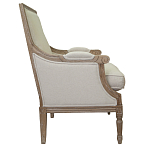 Кресло William Classical Armchair beige flax варинант исполнения - 1 | Loft Concept в Омске