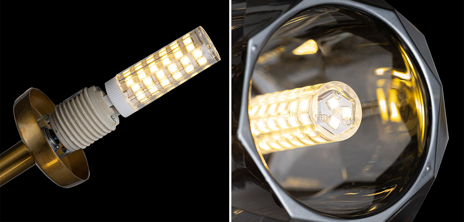 Люстра RH Boule De Cristal smoky 18 Люстра RH Boule De Cristal smoky 18 - Loft-Concept в Омске