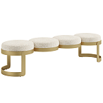 Дизайнерская Банкетка Leola латунь  варинант исполнения - 1 | Loft Concept в Омске