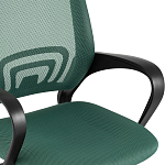 Офисное кресло с основанием из черного пластика Desk chairs Green варинант исполнения - 6 | Loft Concept в Омске