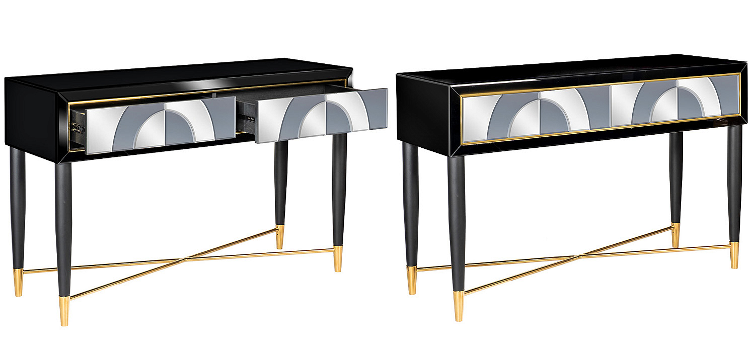 Консоль Camila Mirror Boxes Console Консоль Camila Mirror Boxes Console - Loft-Concept в Омске
