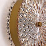 Бра с плафоном из рельефного стекла Peony Glass Bronze  варинант исполнения - 3 | Loft Concept в Омске