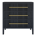 Комод Primo с 3 выдвижными ящиками Черный дуб варинант исполнения - 7 | Loft Concept в Омске