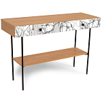 Консоль с принтом на ящиках Elise Console Table варинант исполнения - 10 | Loft Concept в Омске