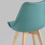 Стул с основой из пластика и мягким сиденьем Arvika Azure варинант исполнения - 6 | Loft Concept в Омске