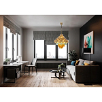 Люстра с каскадом из разноцветных круглых подвесов Key Lustar варинант исполнения - 2 | Loft Concept в Омске