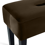 Мягкий  пуф на черных ножках Winton Pouf варинант исполнения - 12 | Loft Concept в Омске