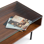 Журнальный стол с витриной Alard Coffee Table варинант исполнения - 4 | Loft Concept в Омске