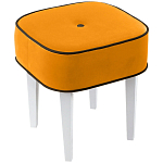 Квадратный мягкий пуф на белых ножках Winton Pouf Square варинант исполнения - 23 | Loft Concept в Омске