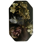 Шкатулка из эпоксидной смолы с цветами черная Epoxy Resin Box Black варинант исполнения - 1 | Loft Concept в Омске