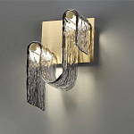 Бра волнистой формы из фактурного стекла Wave варинант исполнения - 3 | Loft Concept в Омске