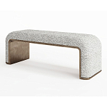 Банкетка Forli с элегантными латунными вставками  варинант исполнения - 1 | Loft Concept в Омске