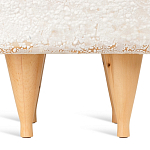 Керамический столик на деревянных ножках «Квадро» варинант исполнения - 6 | Loft Concept в Омске