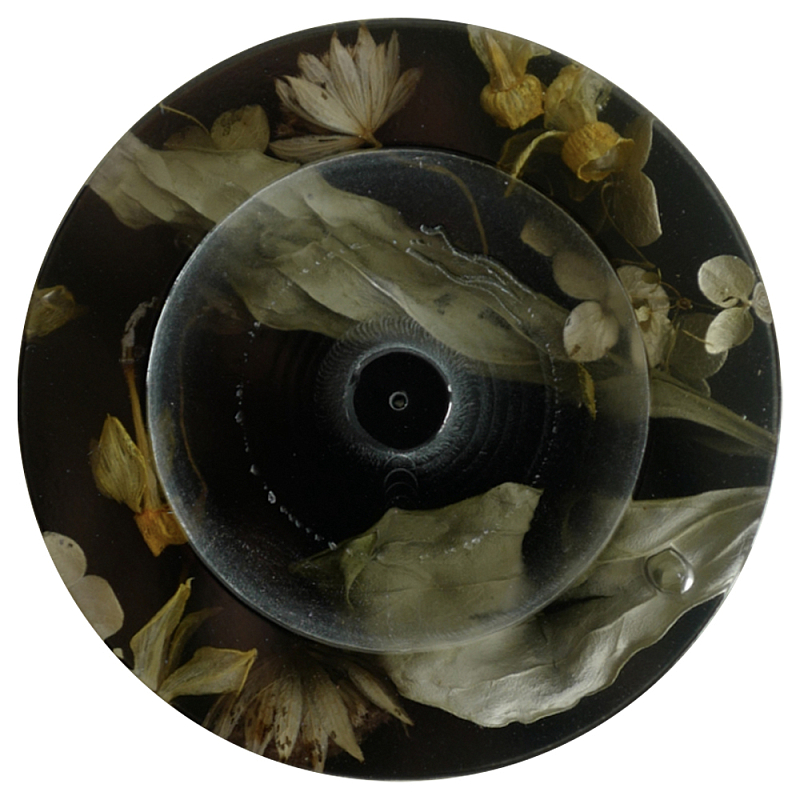 Круглая подставка под благовония из эпоксидной смолы с цветами черная Epoxy Resin Flowers Incense Stand Black Черный Круглая подставка под благовония из эпоксидной смолы с цветами черная Epoxy Resin Flowers Incense Stand Black Черный в Омске | Loft Concept