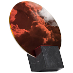 Настольное дизайнерское зеркало Poltronova Vanitas Nero Marquina Mirror and Photo Holder варинант исполнения - 1 | Loft Concept в Омске